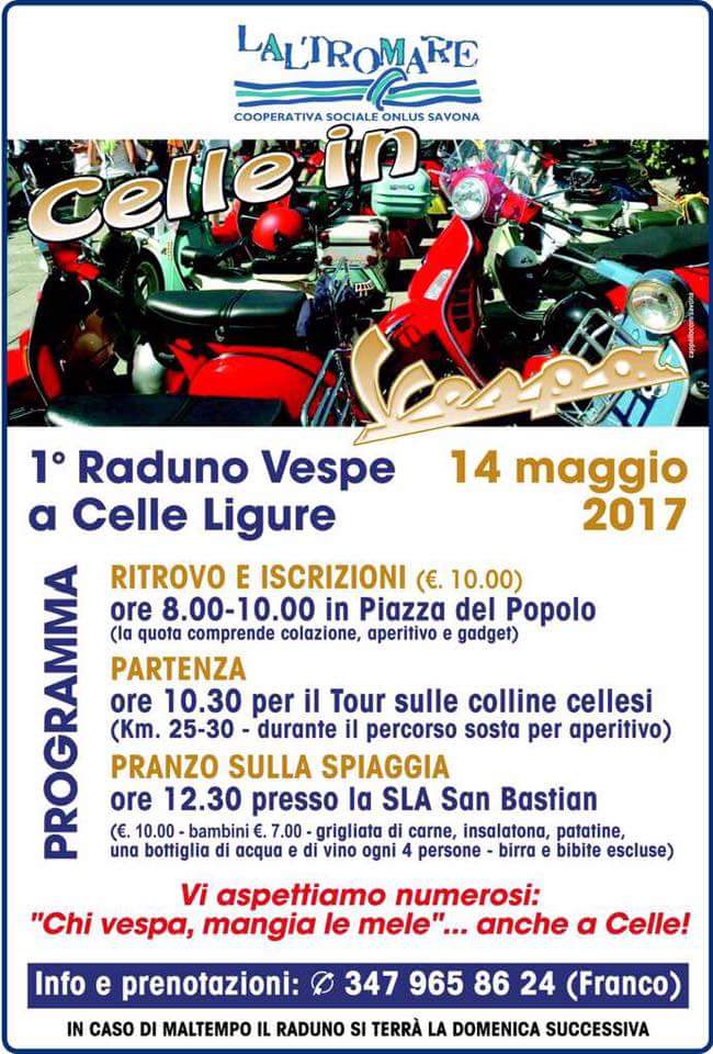 Celle In Vespa 1 Raduno Vespe A Celle Ligure Hotel Adriana